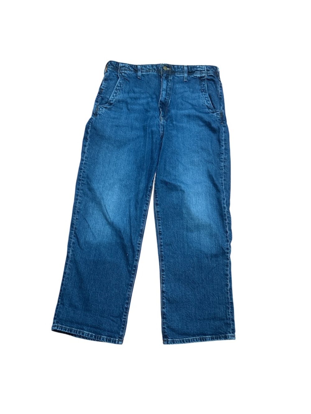 Anthropologie Pilcro Jeans Sz 31 High Rise Wide Leg Medium Wash Relaxed baggy - Picture 2 of 8